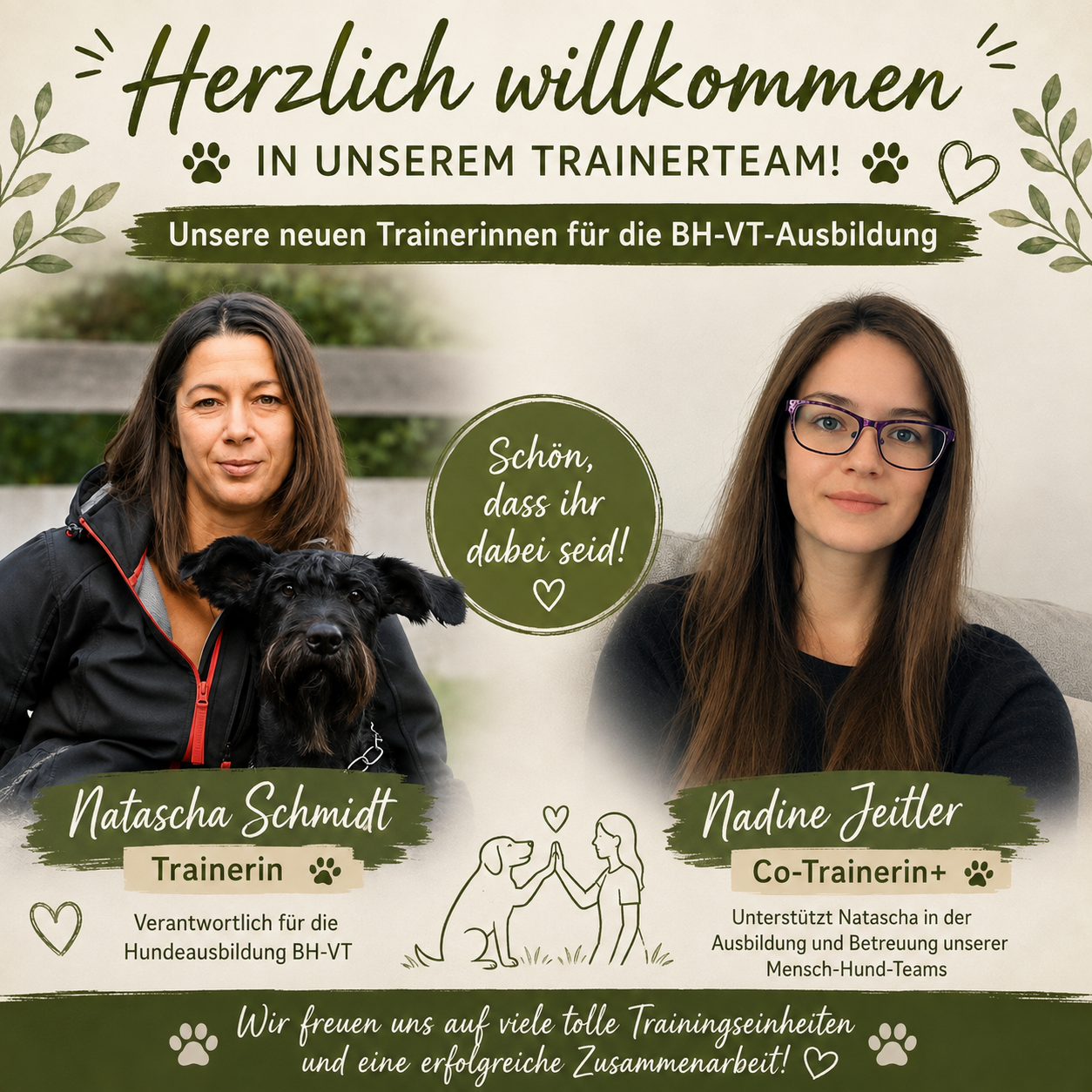 Erweiterung Trainerteam