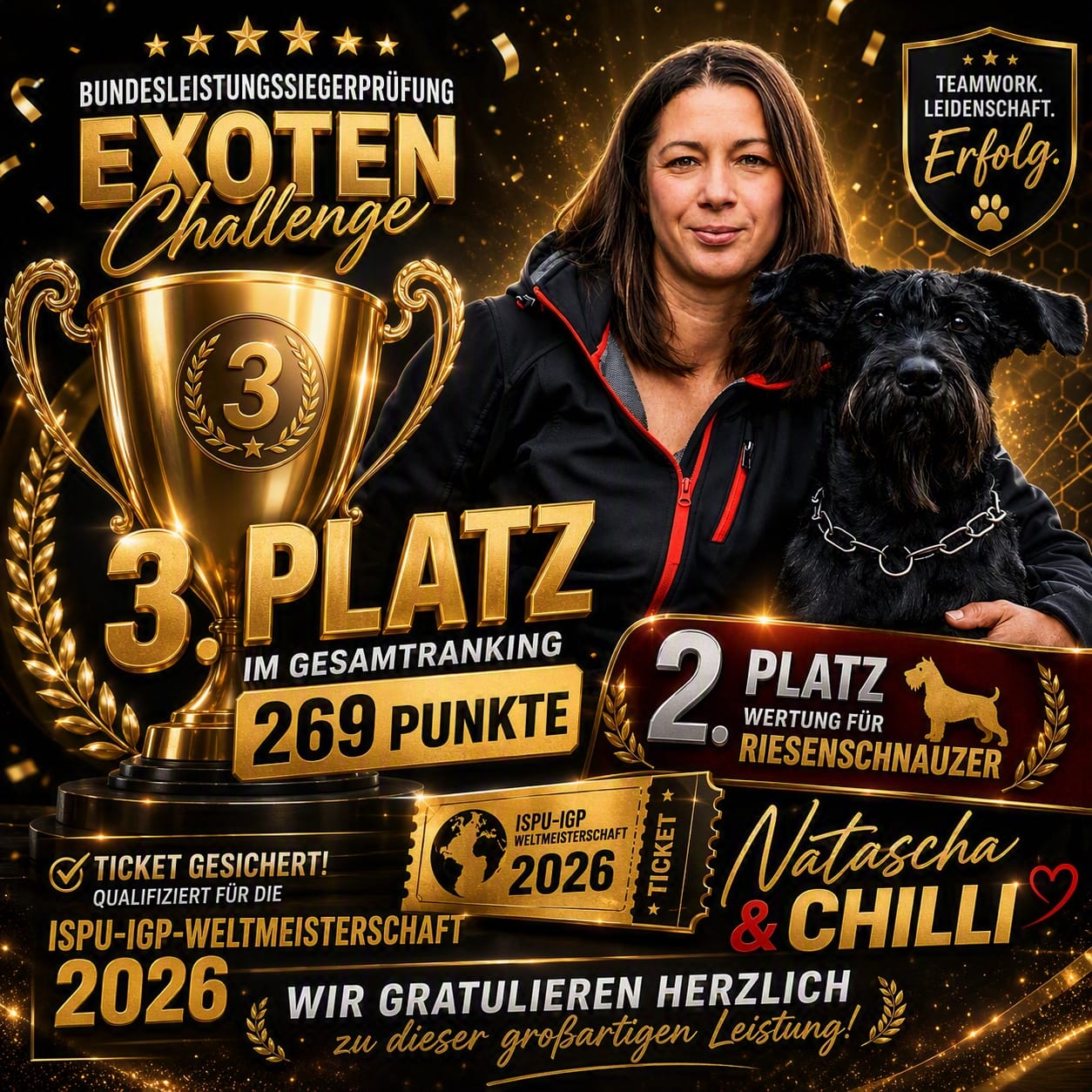 Exoten Challenge – 3. Platz